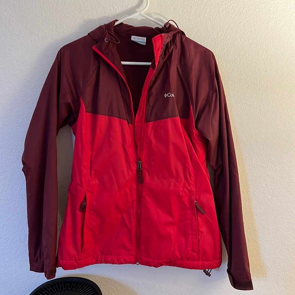Columbia fleece rain jacket